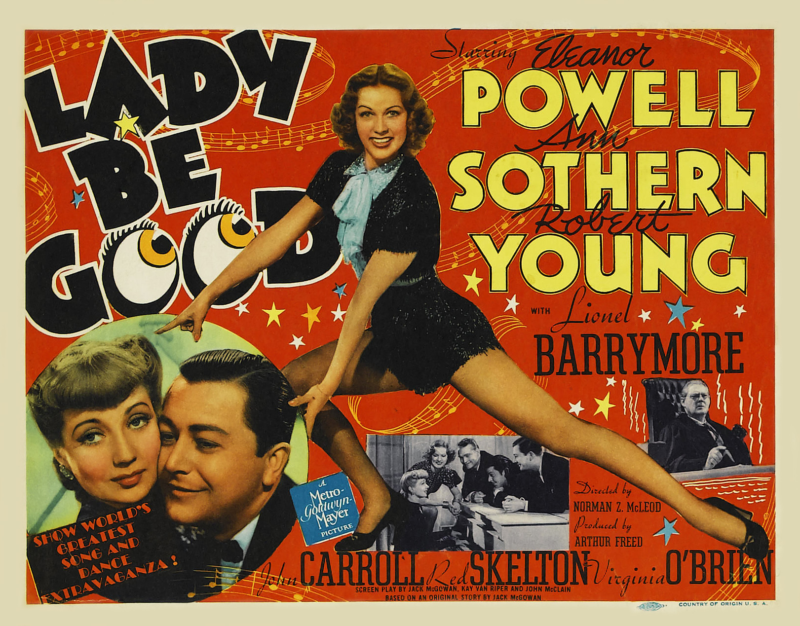 Imagem de referência relacionada a Lady Be Good, item descrito como filme de 1941 dirigido por Norman Z. McLeod