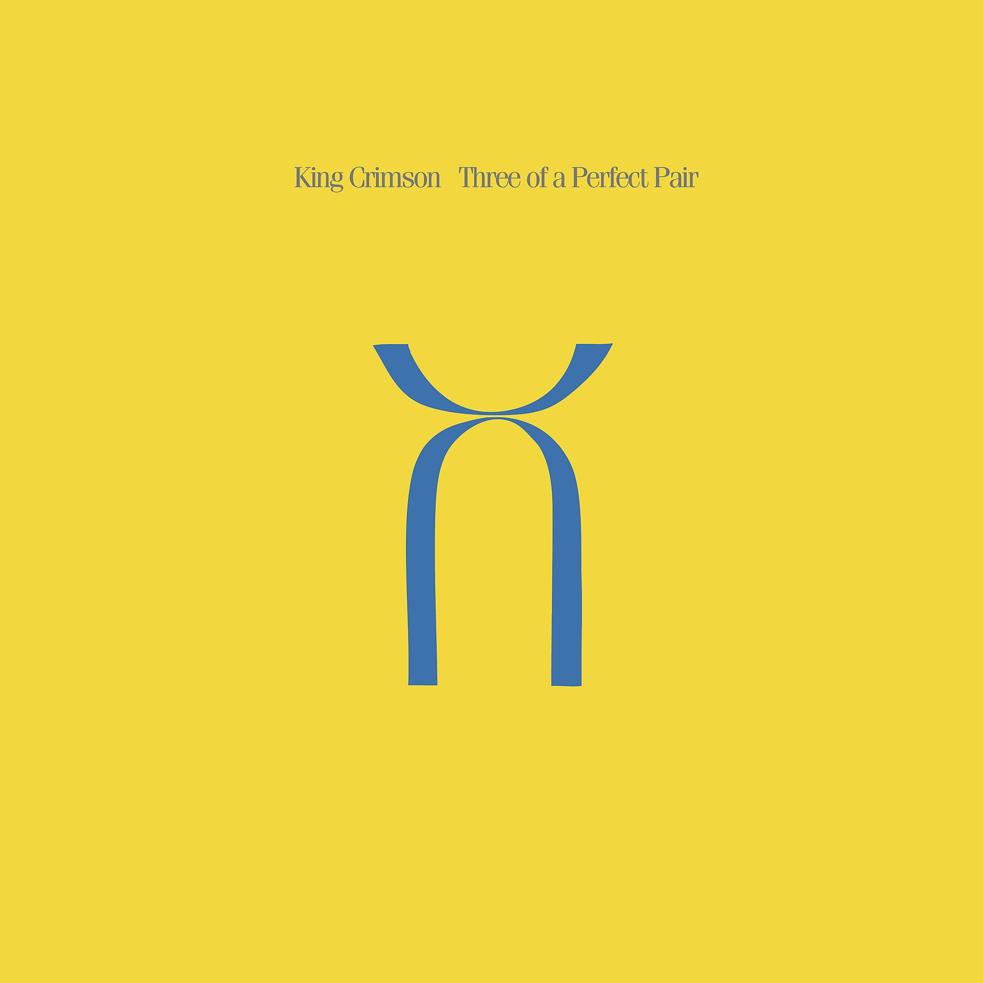 Imagem de referência relacionada a Three of a Perfect Pair, item descrito como álbum de King Crimson