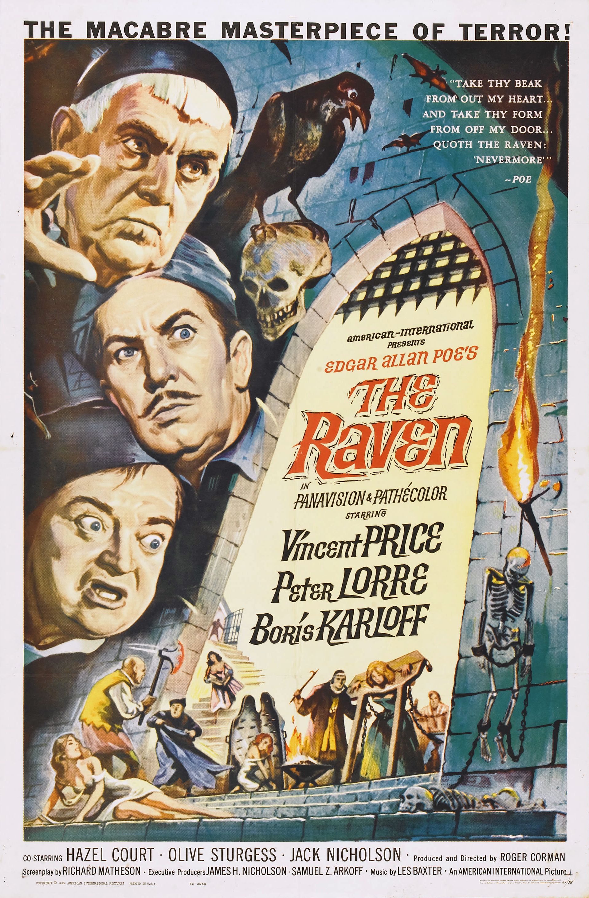 Imagem de referência relacionada a The Raven, item descrito como filme de 1963 dirigido por Roger Corman
