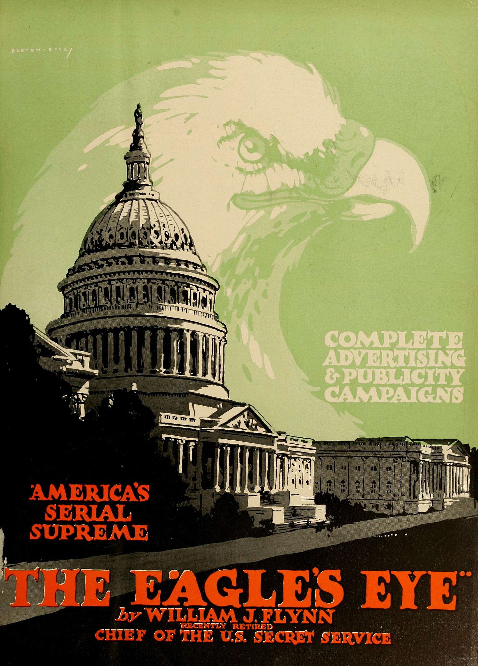 Imagem de referência relacionada a The Eagle's Eye, item descrito como filme de 1918 dirigido por George Lessey