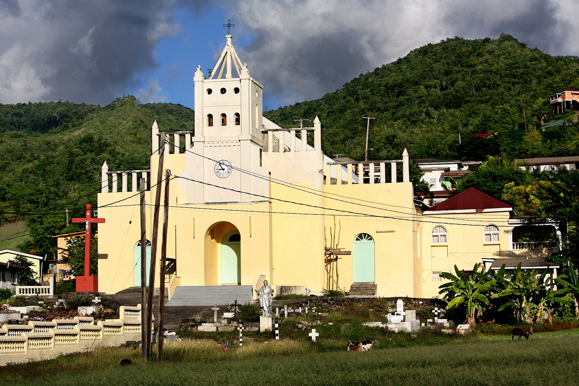 Imagem de referência relacionada a Saint Joseph, item descrito como vila na paróquia de Saint Joseph, Dominica
