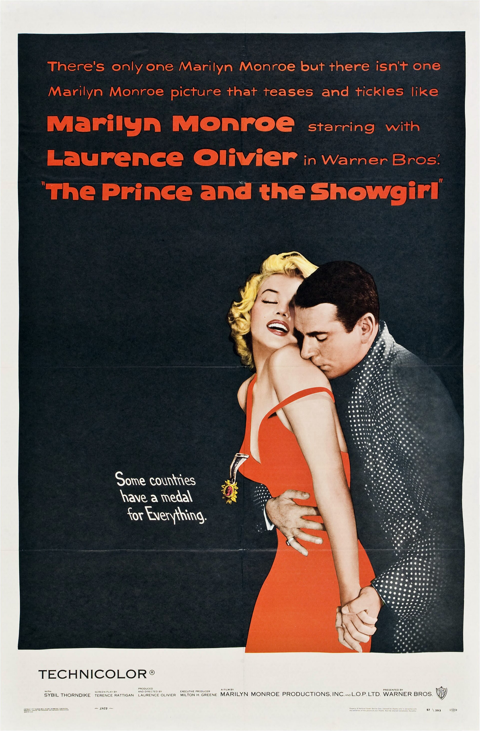 Imagem de referência relacionada a The Prince and the Showgirl, item descrito como filme de 1957 dirigido por Laurence Olivier